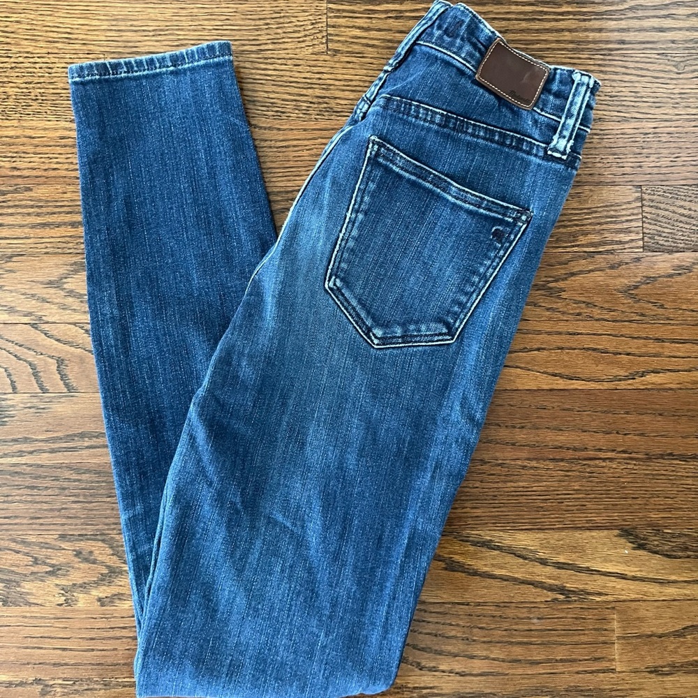Madewell Skinny Blue Denim Jeans